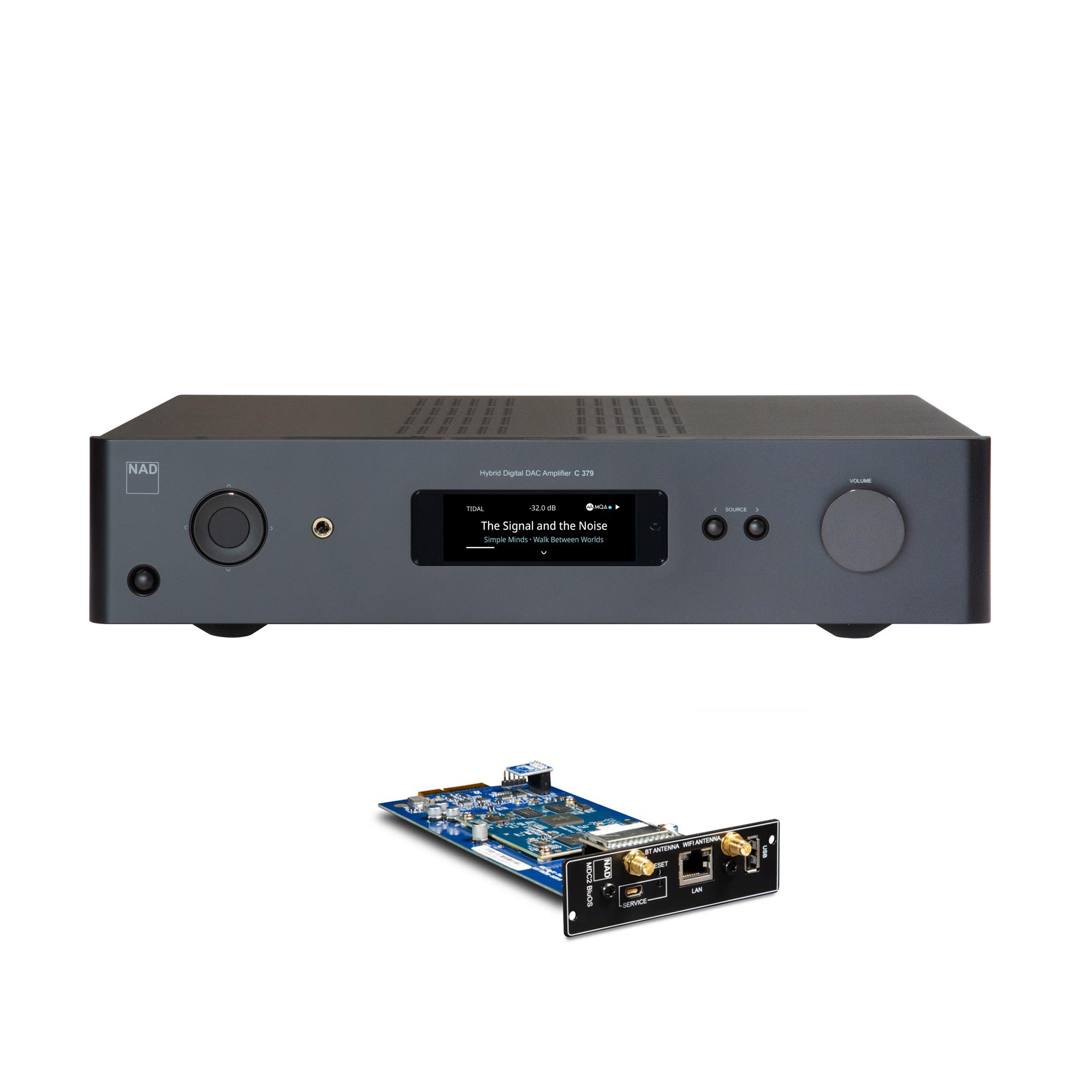 NAD C 379 Integrated Amplifier With MDC2 BluOS-D Module | Sevenoaks ...