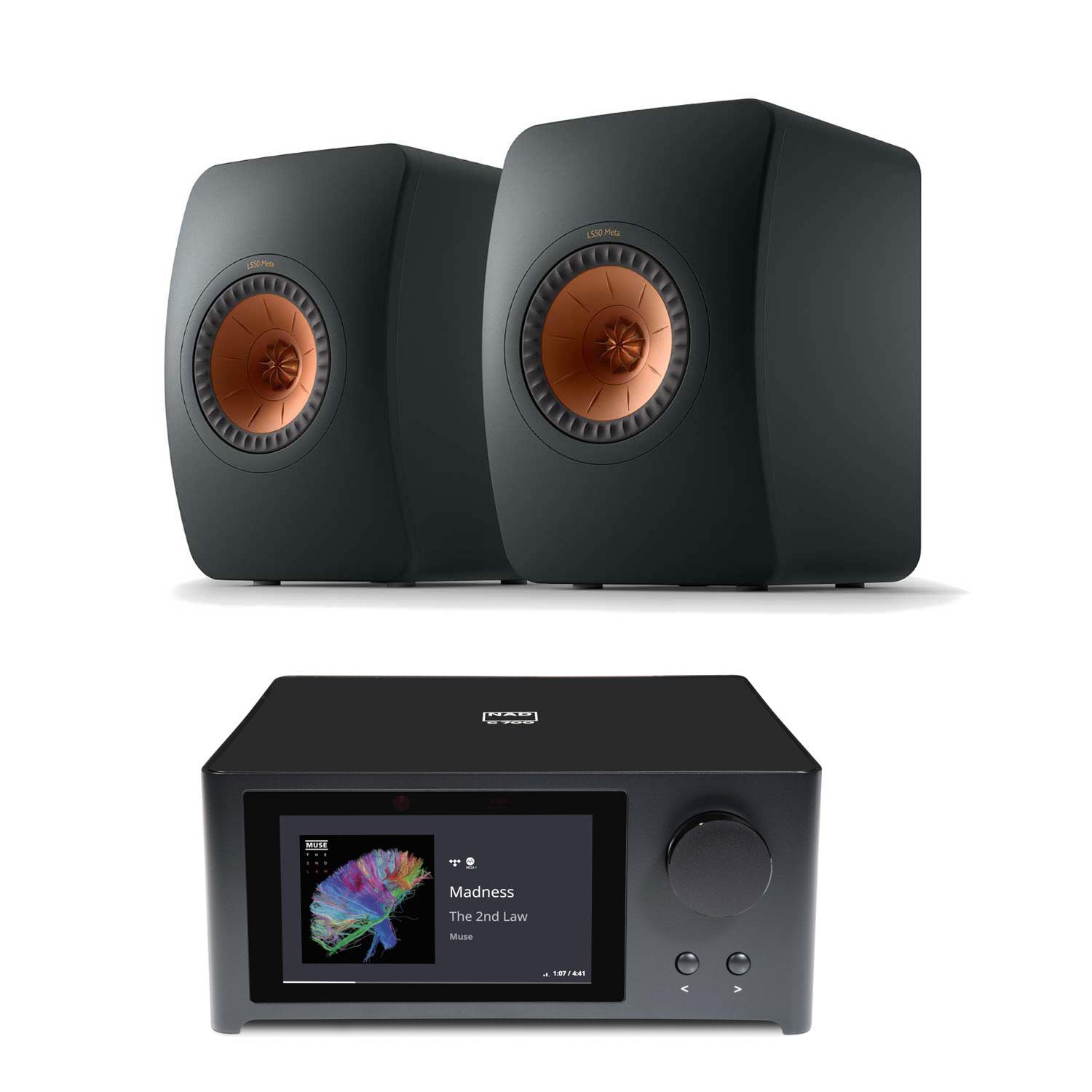 NAD C 700 V2 Streaming System<br>KEF LS50 Meta Speakers
