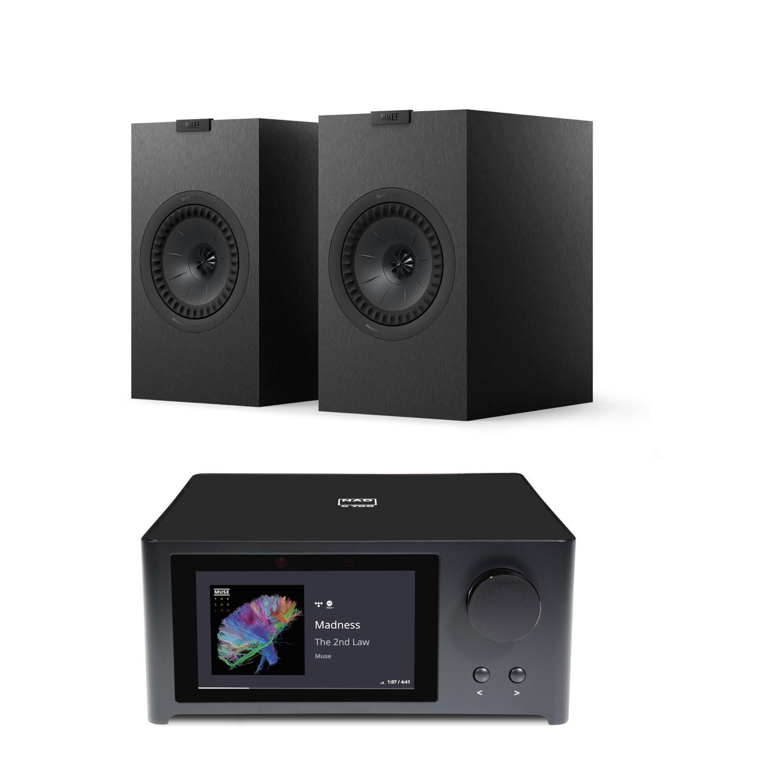 NAD C 700 V2 Streaming System<br>KEF Q3 Meta Speakers