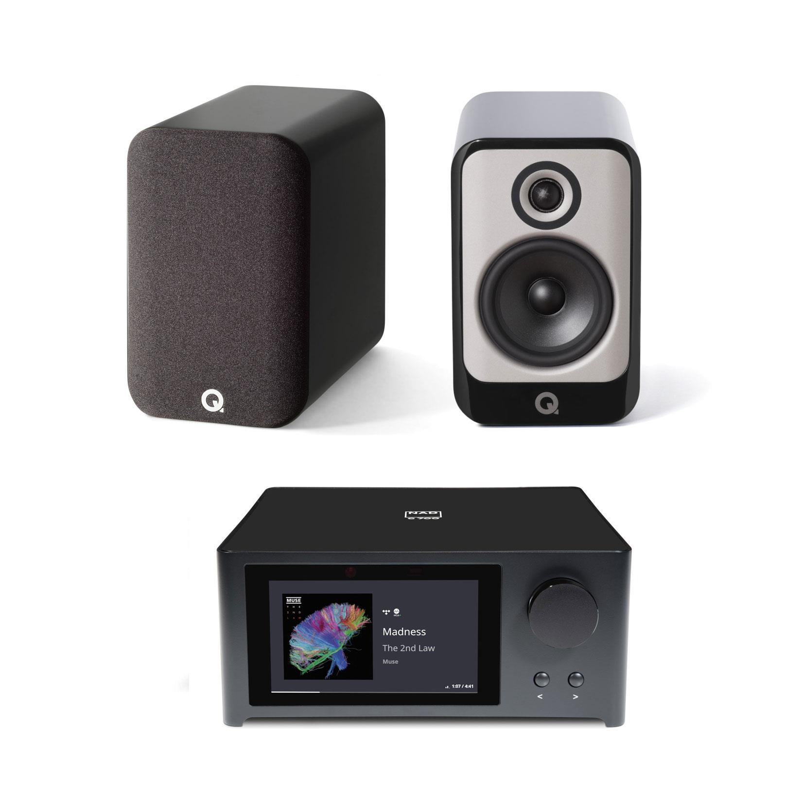 NAD C 700 V2 Streaming System<br>Q Acoustics Concept 30 Speakers