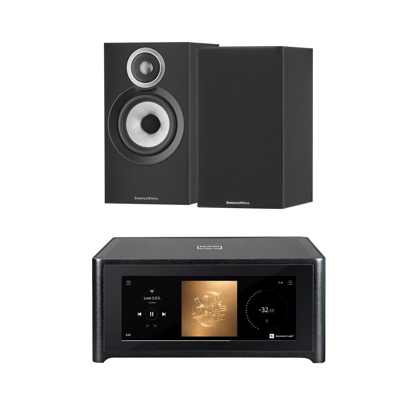 NAD M10 V3 Streaming System Bowers & Wilkins 607 S3 Speakers