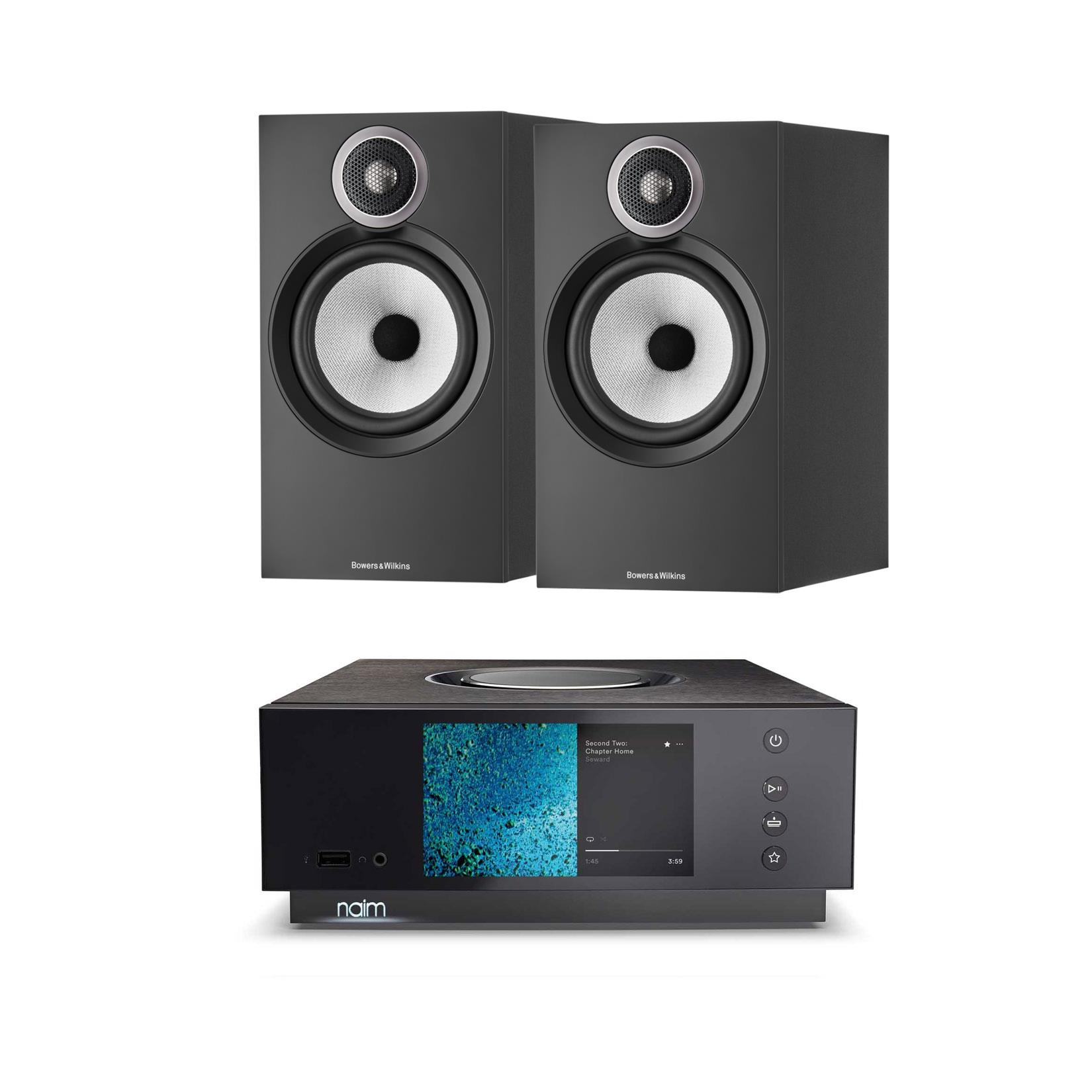 Naim Uniti Atom HDMI Streaming System <br> Bowers & Wilkins 606 S3 Speakers