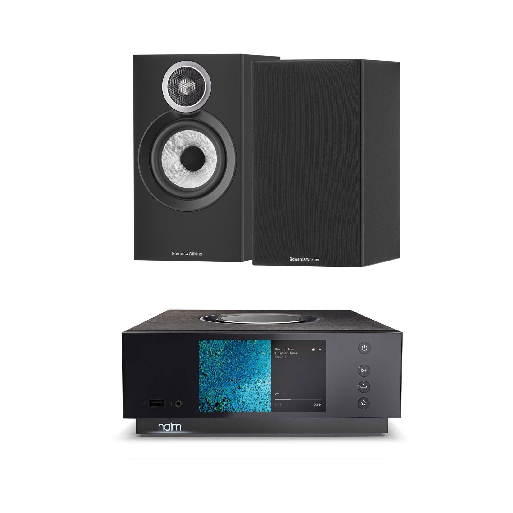Naim Uniti Atom HDMI Streaming System <br> Bowers & Wilkins 607 S3 Speakers