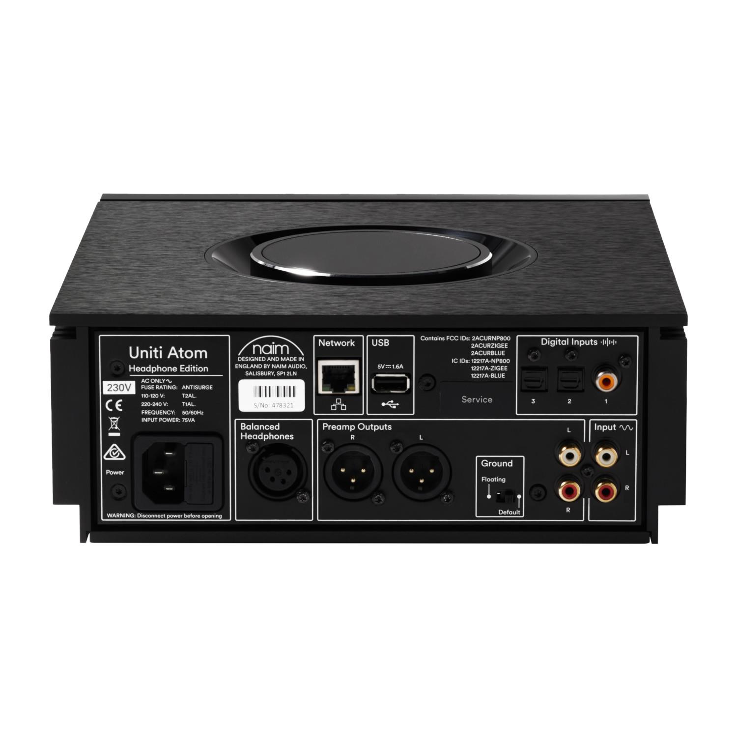 Naim Uniti Atom Headphone Edition<br>Music Streamer / Headphone Amp