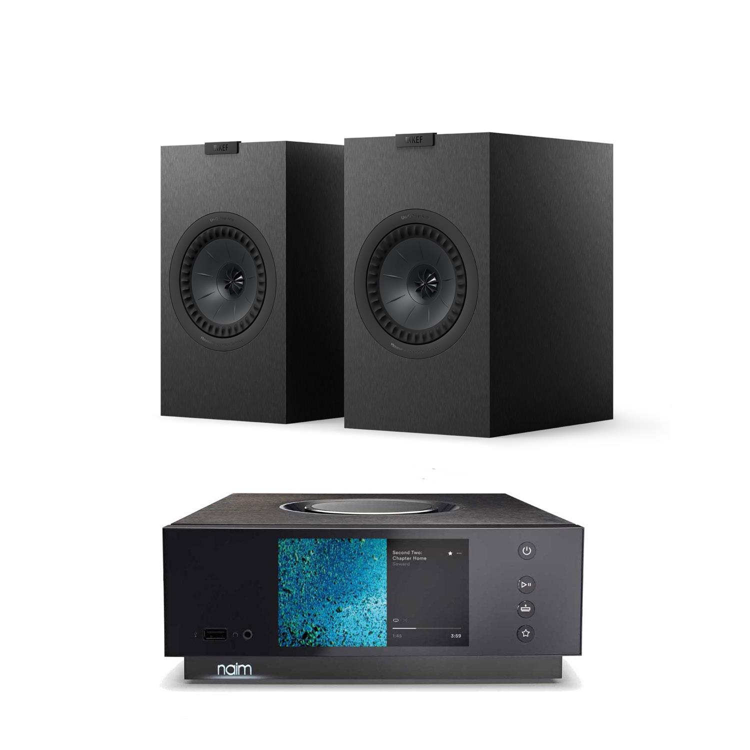 Naim Uniti Atom HDMI Streaming System <br> KEF Q3 Meta Speakers