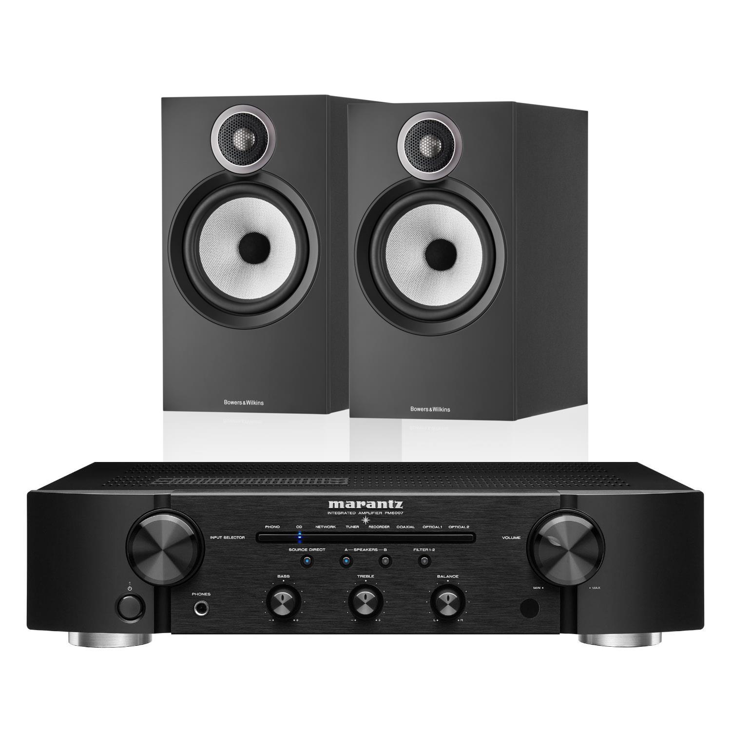 Marantz PM6007 Amplifier<br>Bowers & Wilkins 606 S3 Speakers