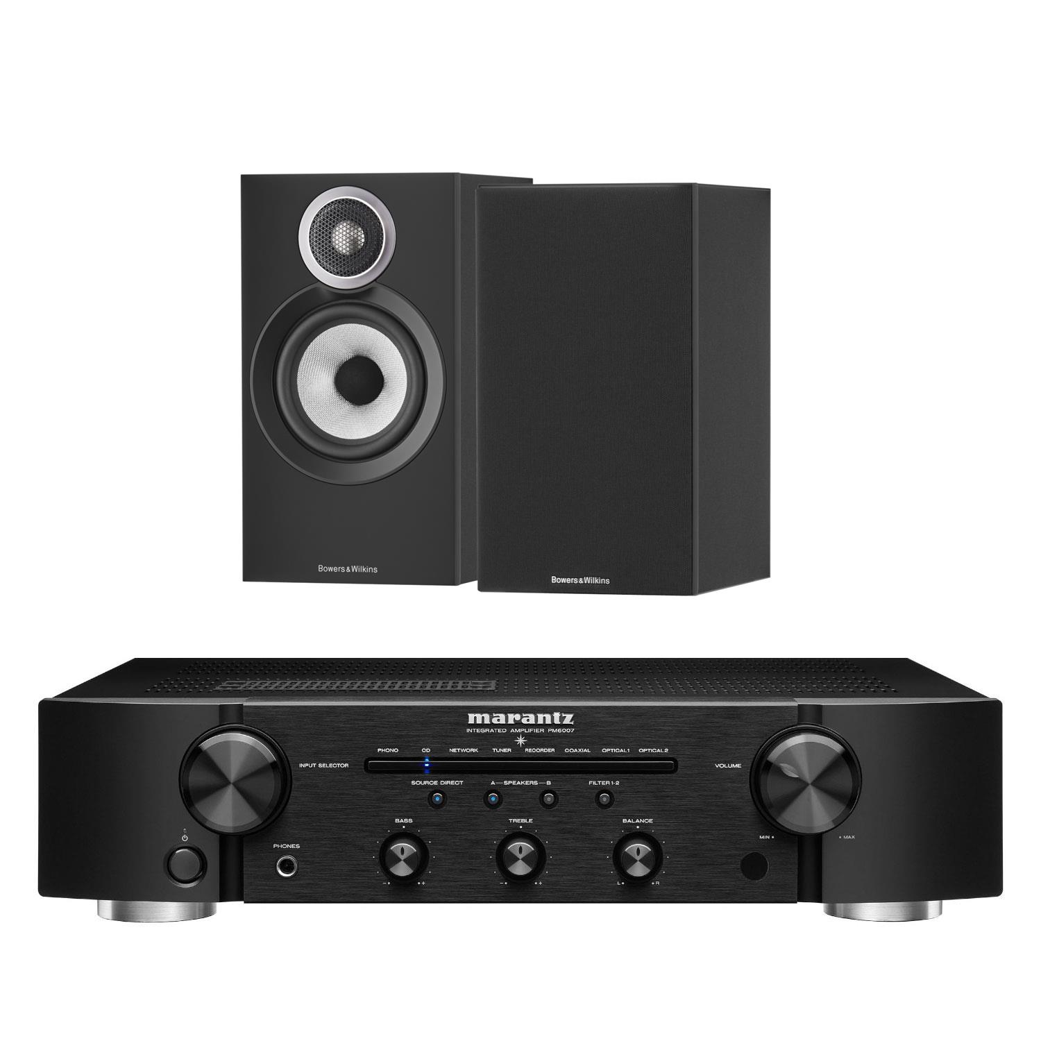 Marantz PM6007 Amplifier<br>Bowers & Wilkins 607 S3 Speakers