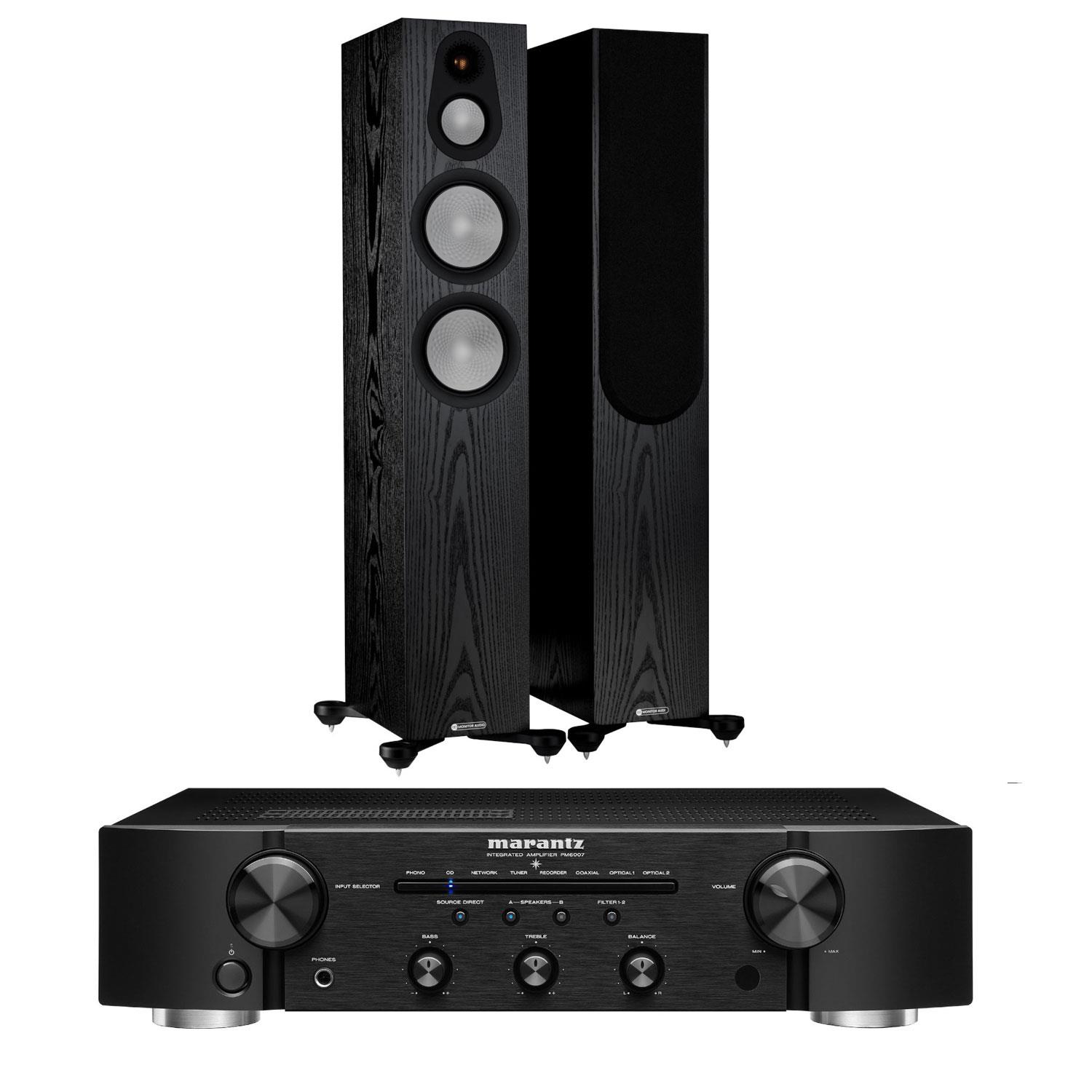 Marantz PM6007 Amplifier<br>Monitor Audio Silver 300 7G Speakers