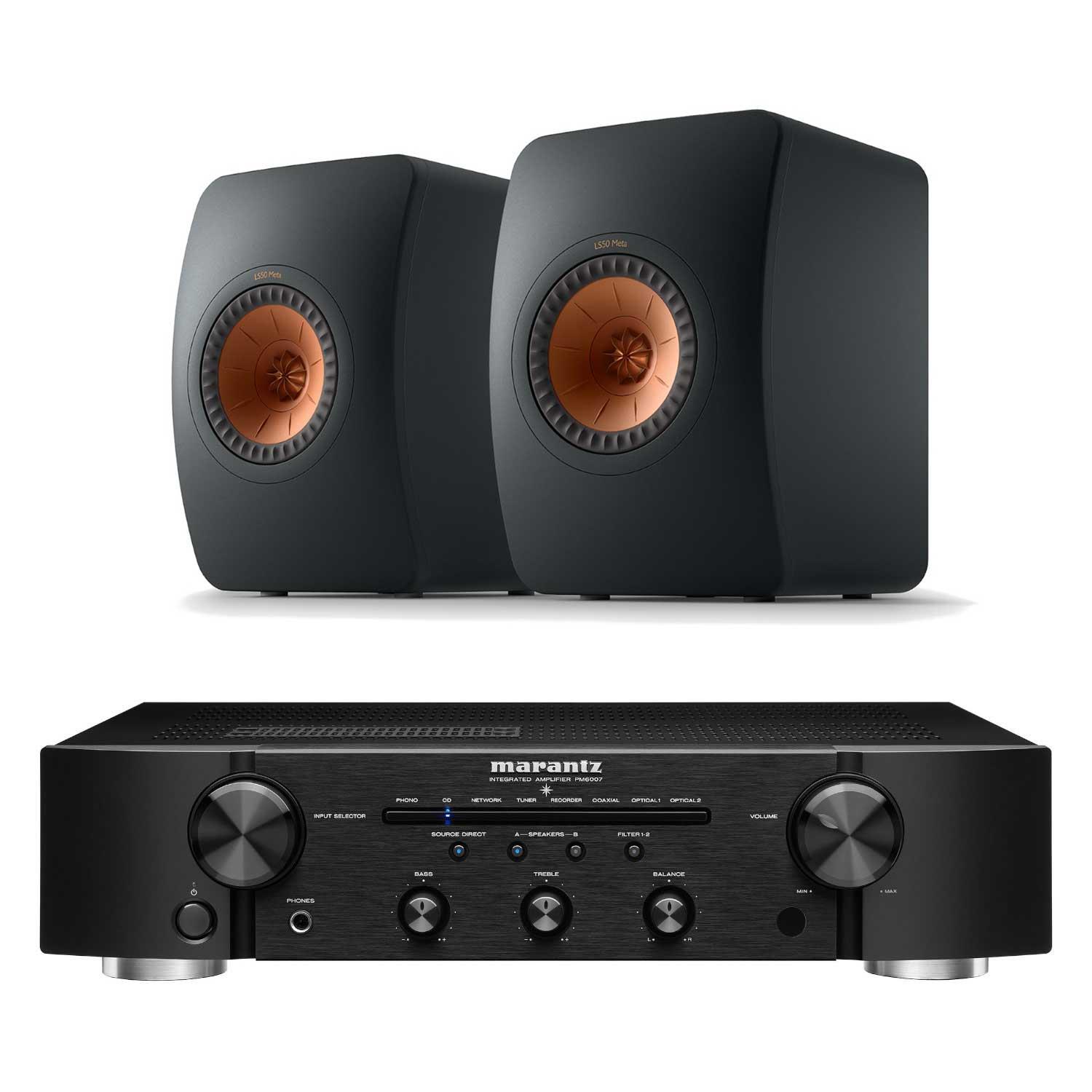 Marantz PM6007 Amplifier<br>KEF LS50 Meta Speakers