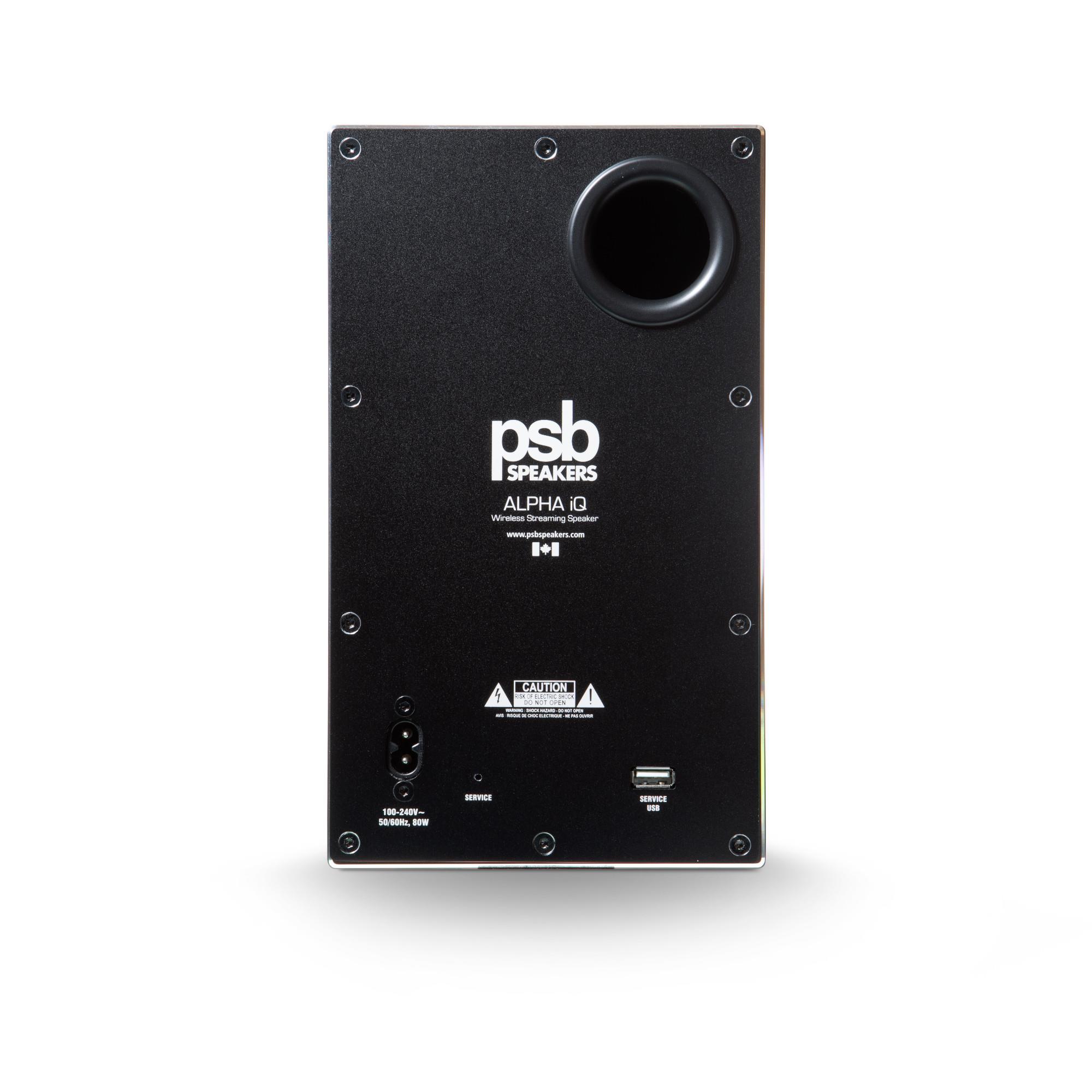 PSB Alpha iQ (Black)<br>Wireless Speakers With BluOS