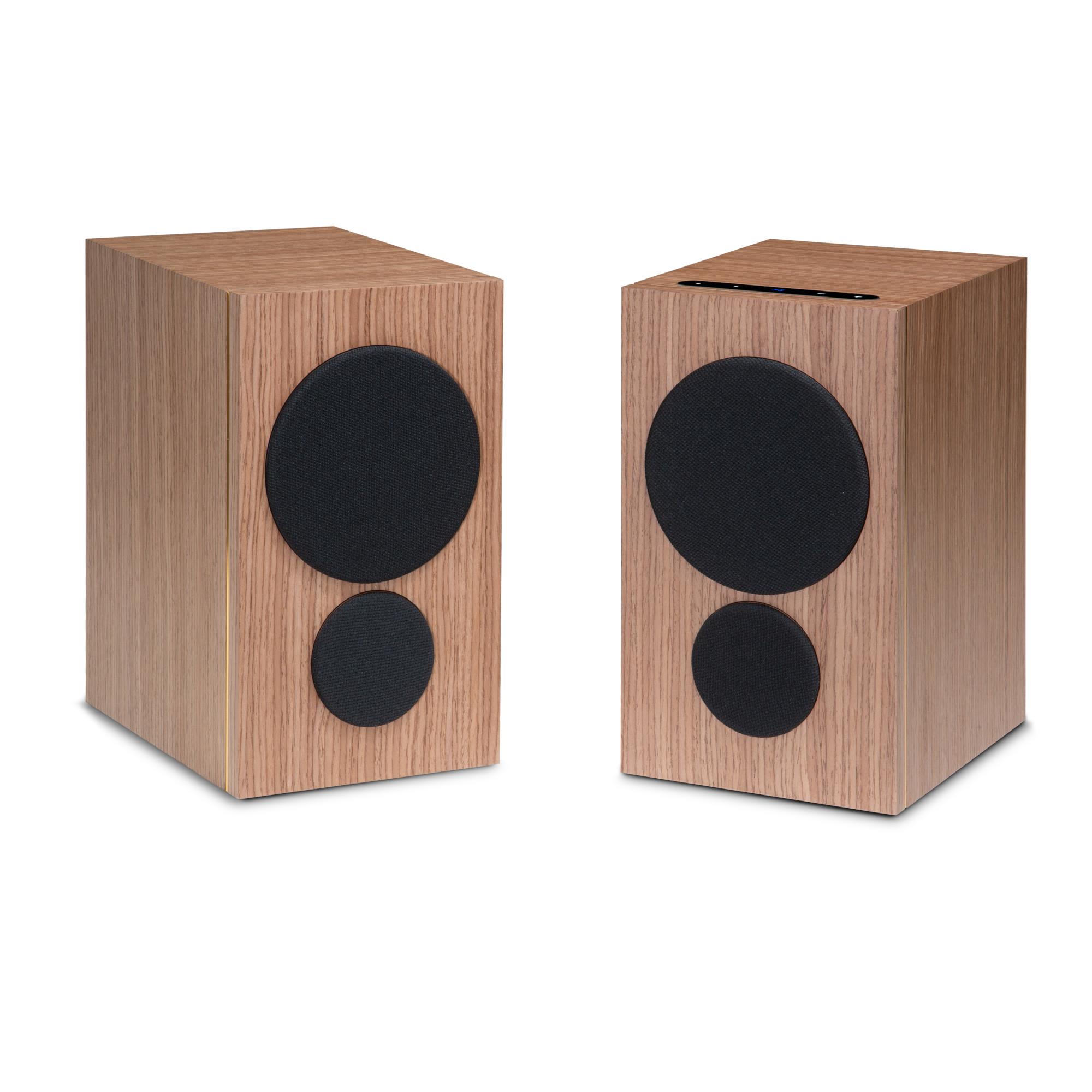 PSB iQ 2 (Walnut Veneer) Wireless Speakers With BluOS