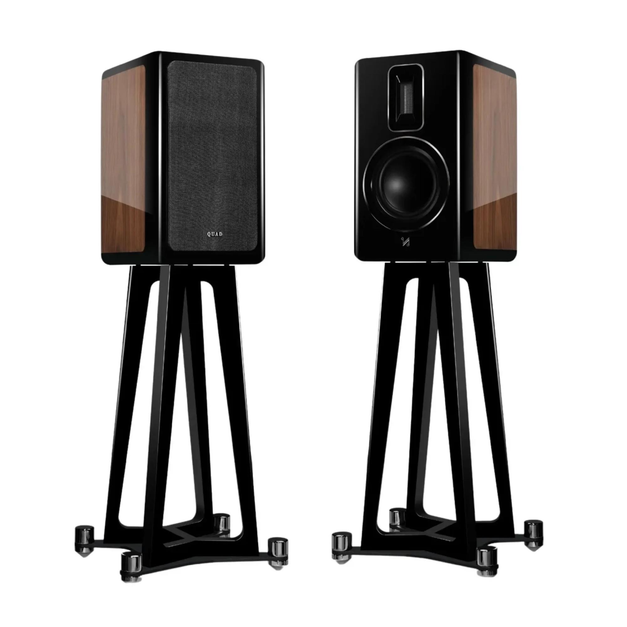 Quad Revela 1 With Stands (Walnut) Speakers (Pair)