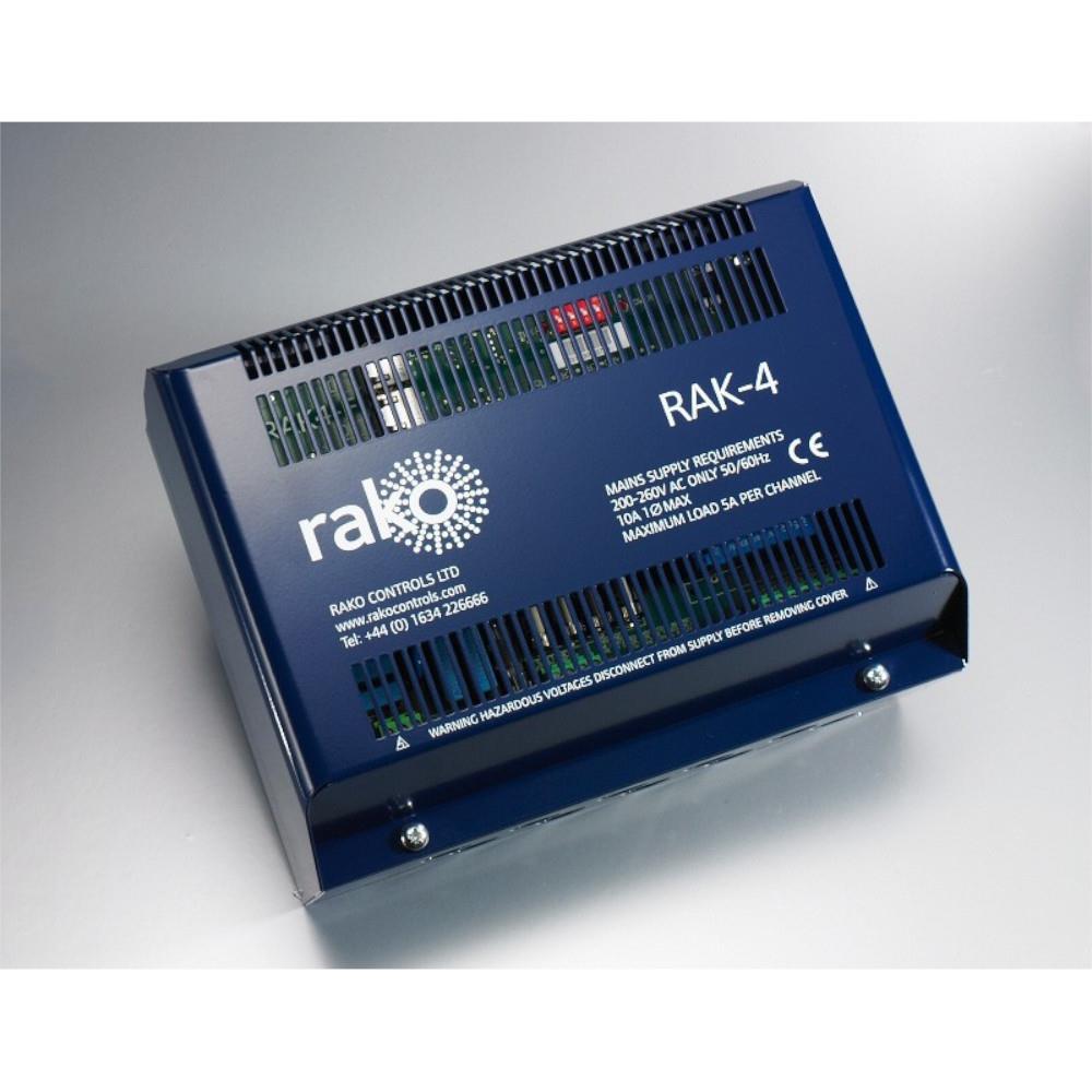 Rako RAK-4F (10 Amp) 4 Channel Dimmer Rack (Fluorescent)