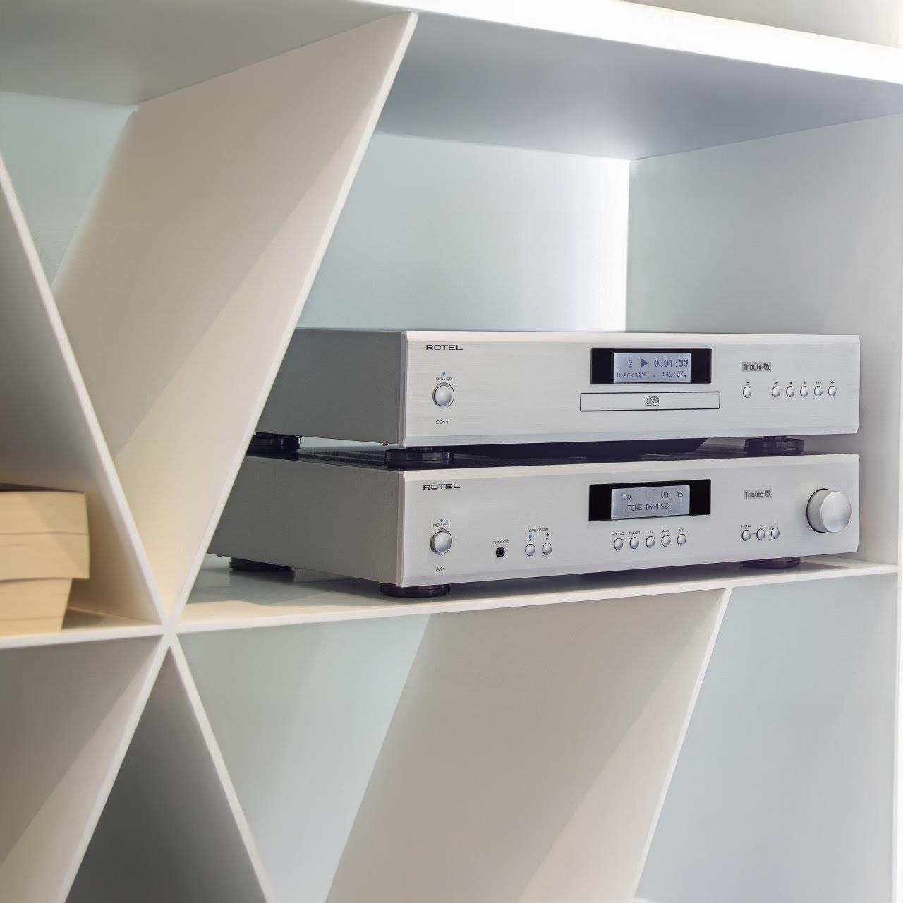 Rotel CD11 Tribute CD Player A11 Tribute Amplifier