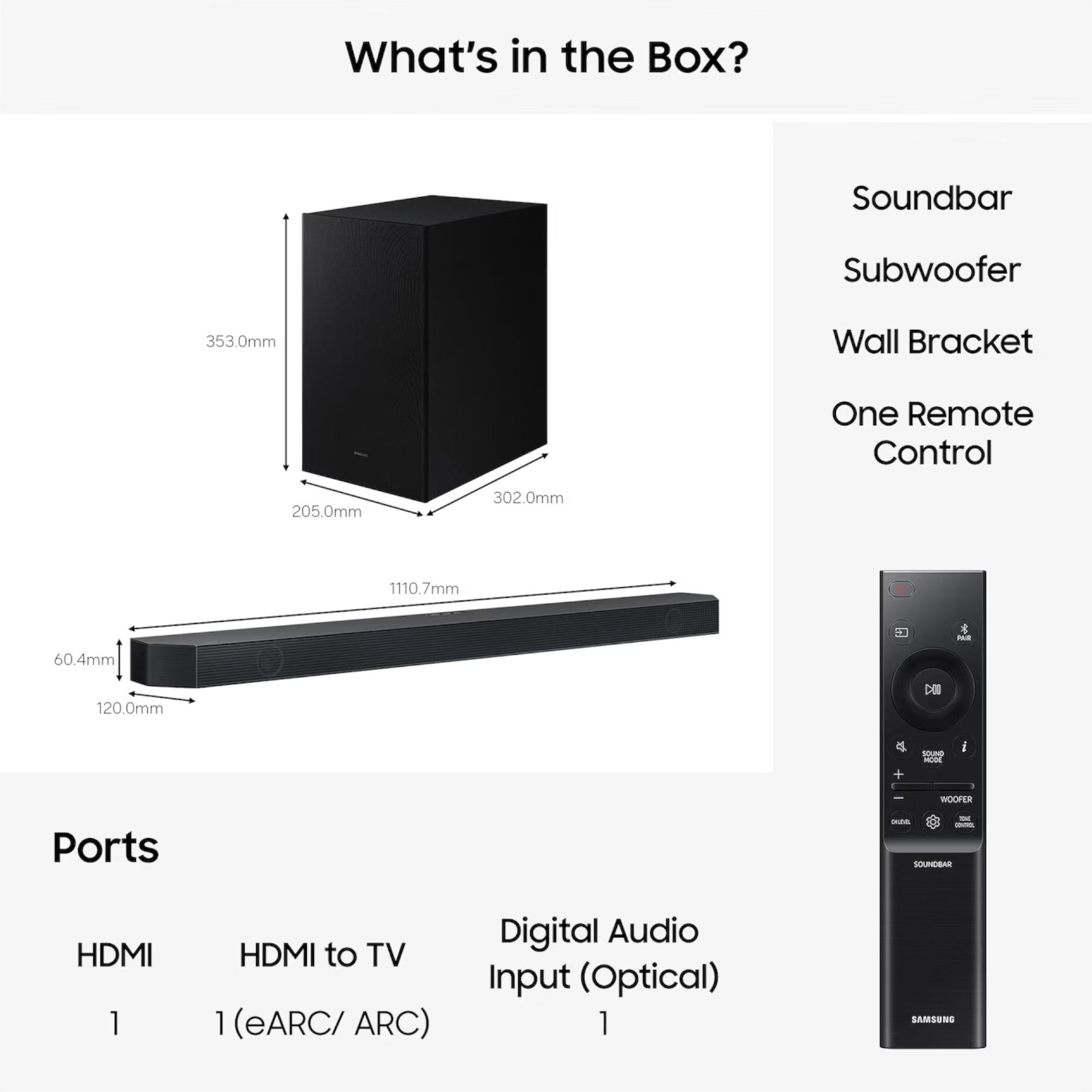 Samsung HW-Q600H Soundbar/Sub