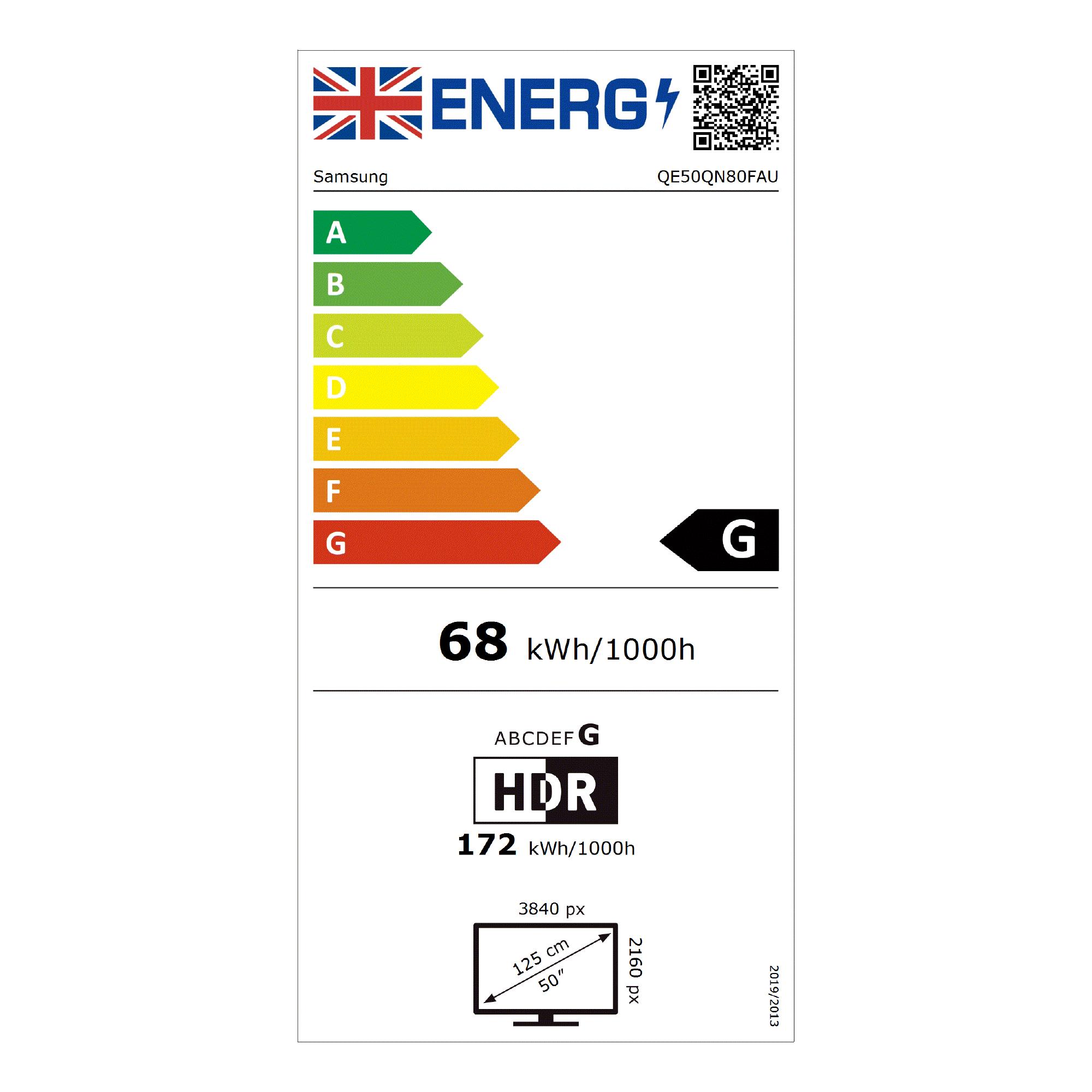 Samsung QE50QN80H 50" 4K UHD QLED TV