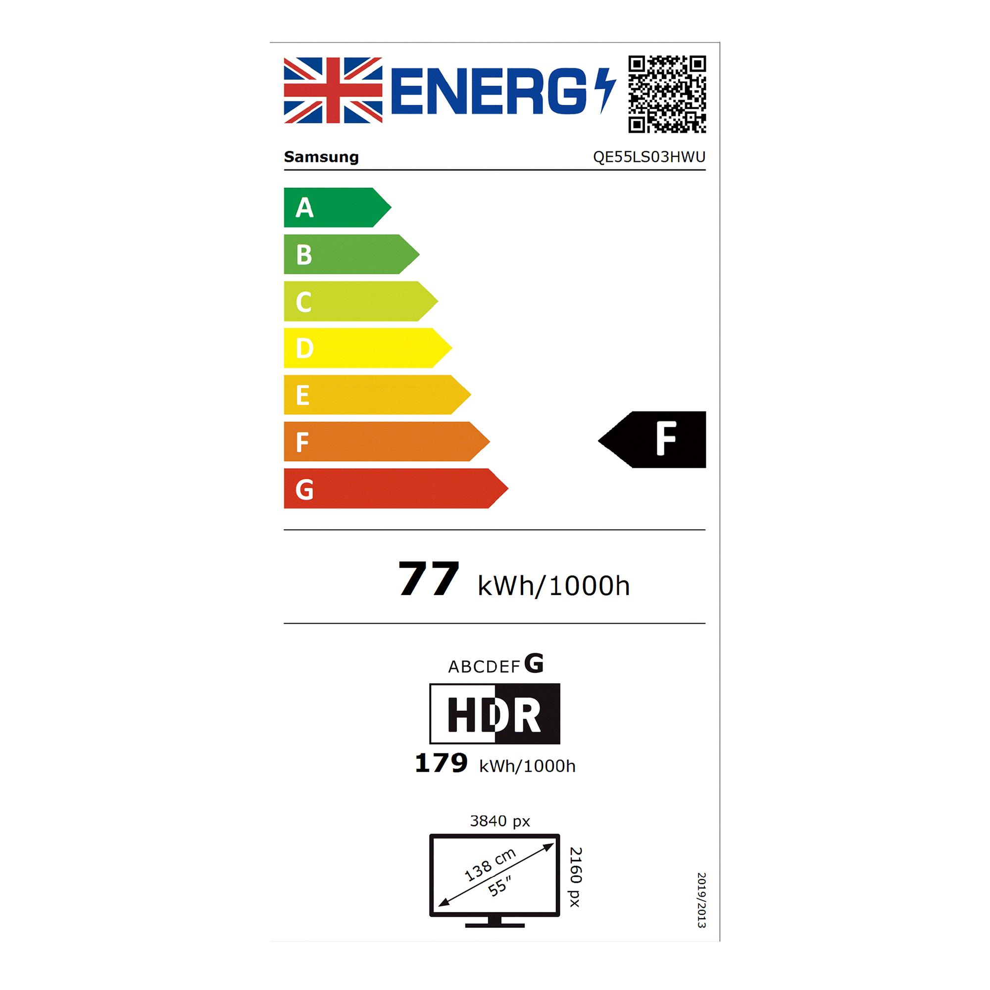 Samsung The Frame Pro QE55LS03HW 55" 4K UHD QLED TV