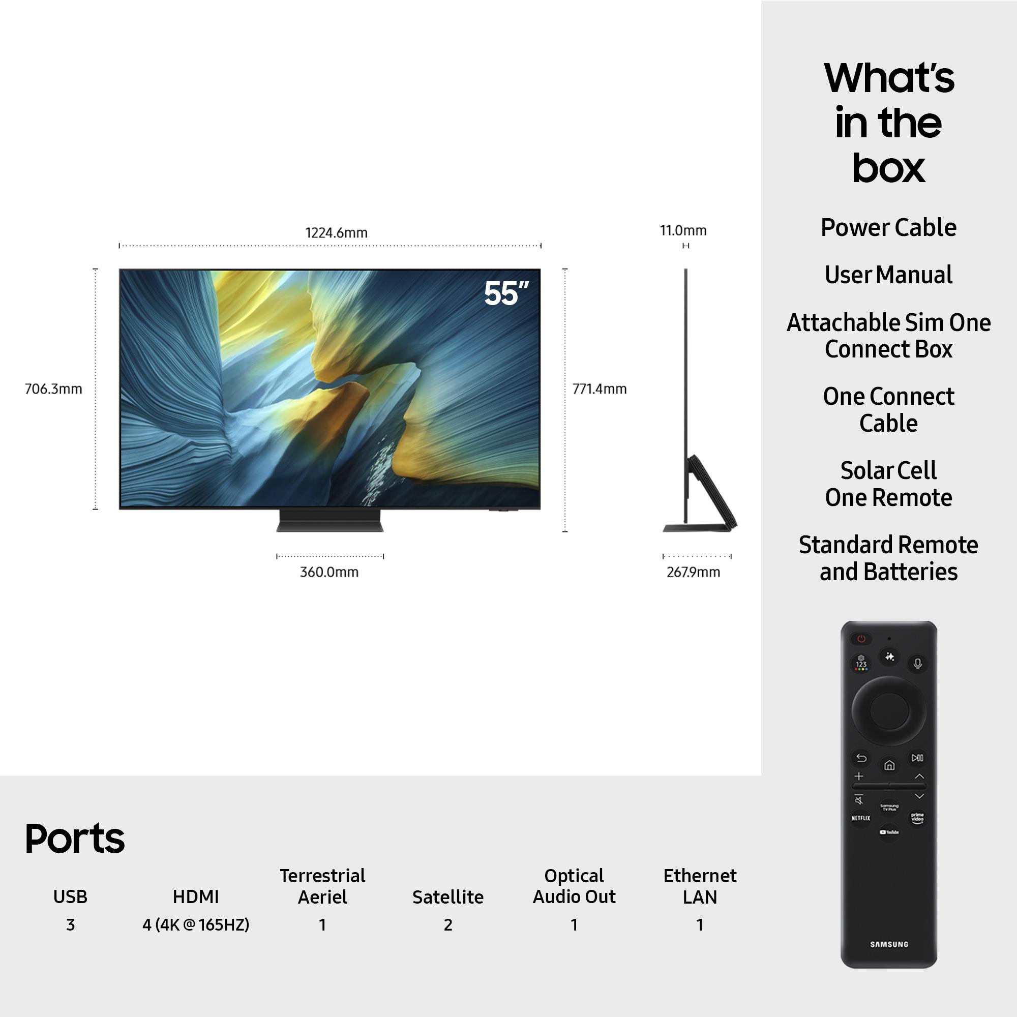 Samsung QE55S95H 55" 4K UHD OLED TV