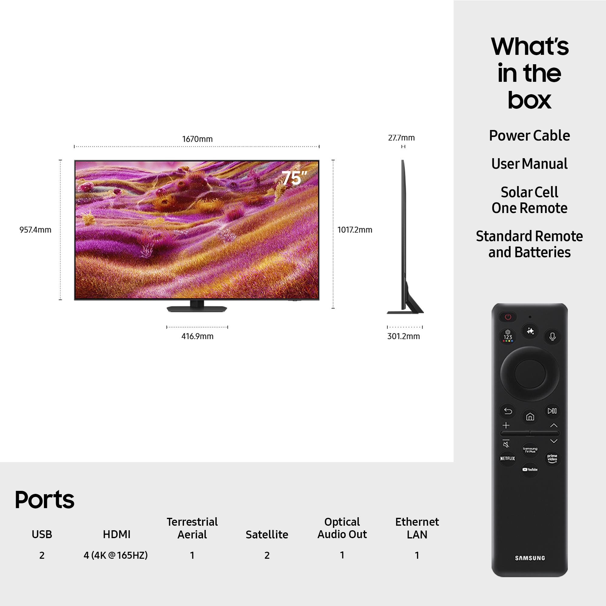 Samsung QE75QN93F<br>75" 4K UHD Neo QLED TV