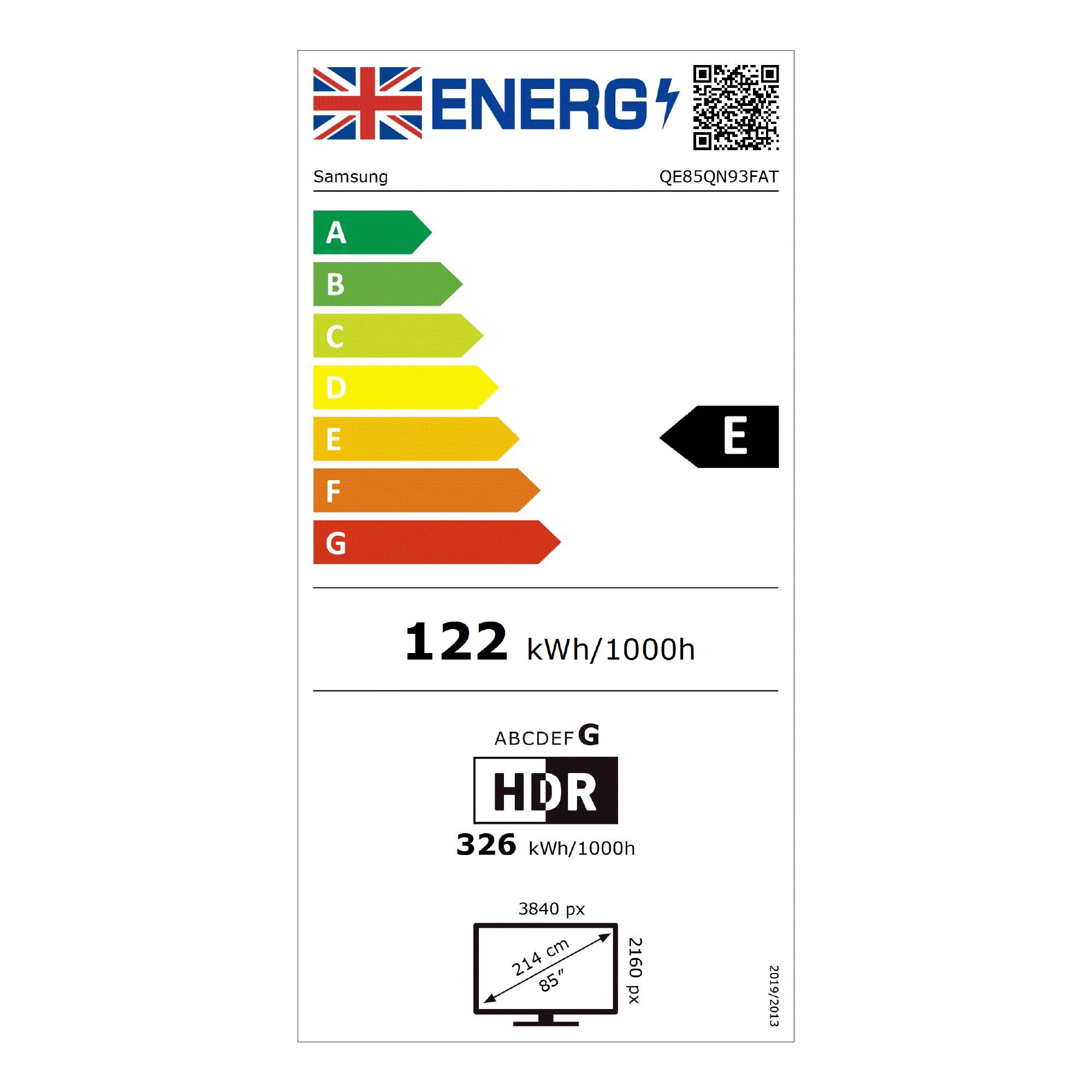 Samsung QE85QN93F 85" 4K UHD Neo QLED TV