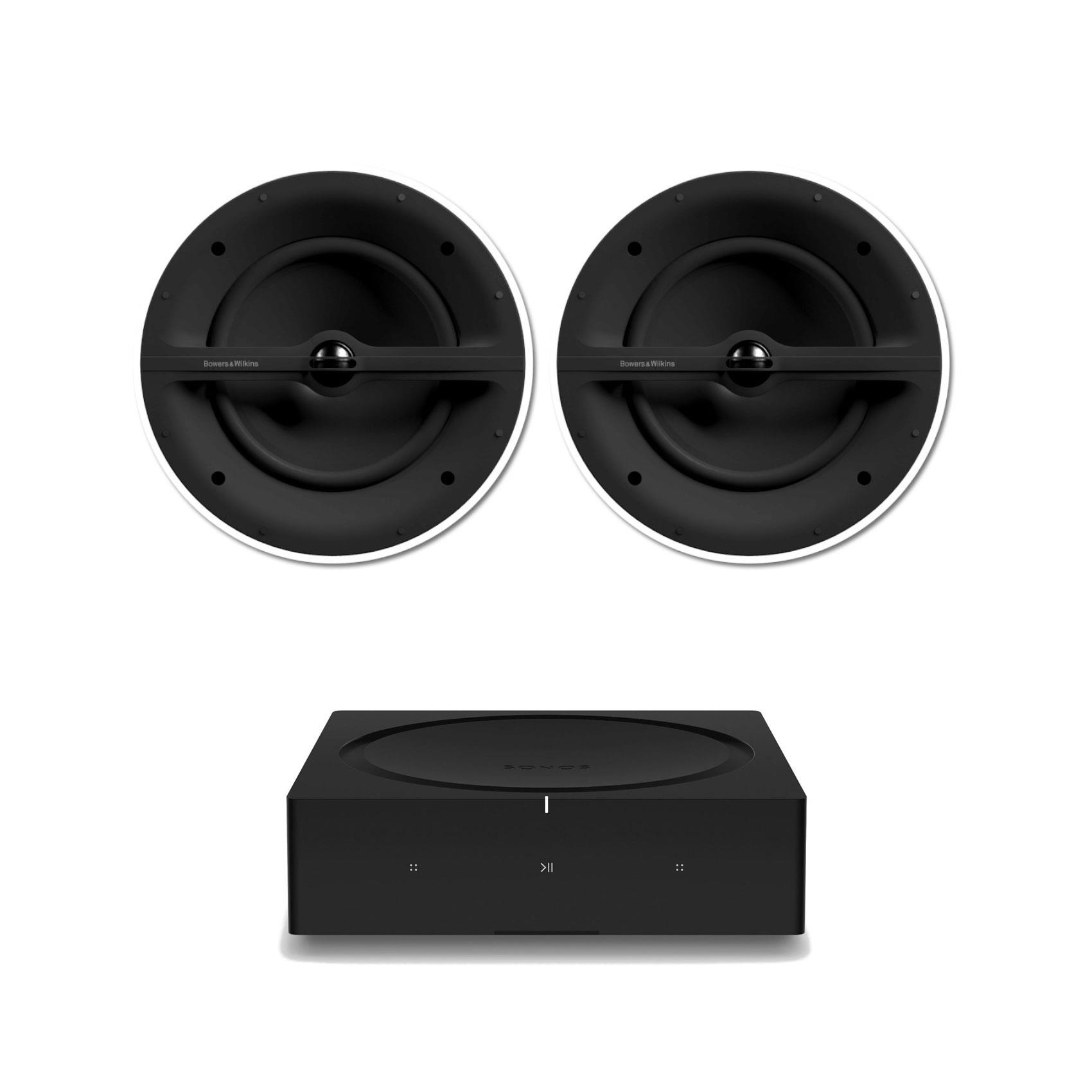 Sevenoaks Sound And Vision - Sonos Amp B&W CCM362 In Ceiling Speakers Pair