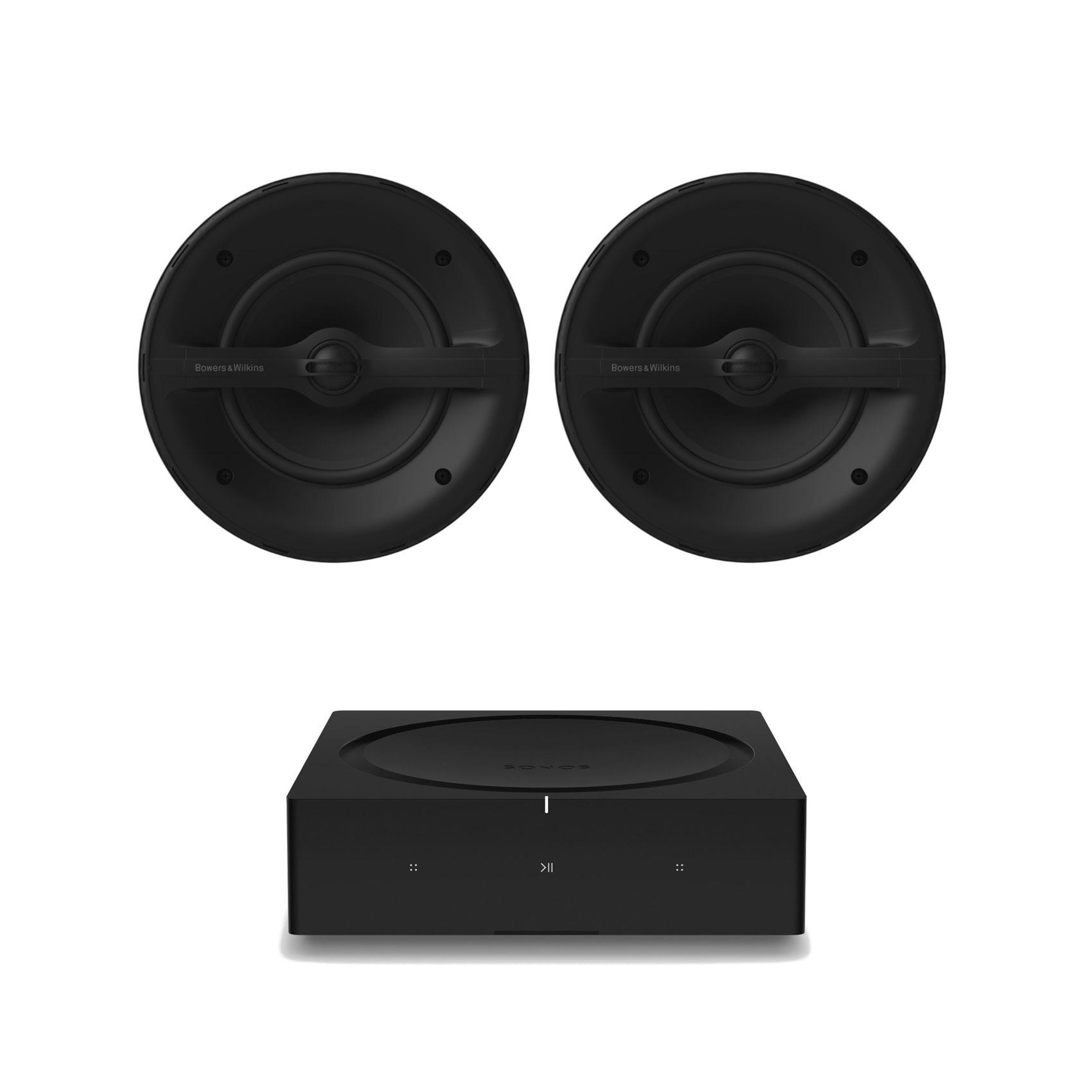 Sonos Amp <br>B&W Marine 6 Outdoor Speakers (Pair)