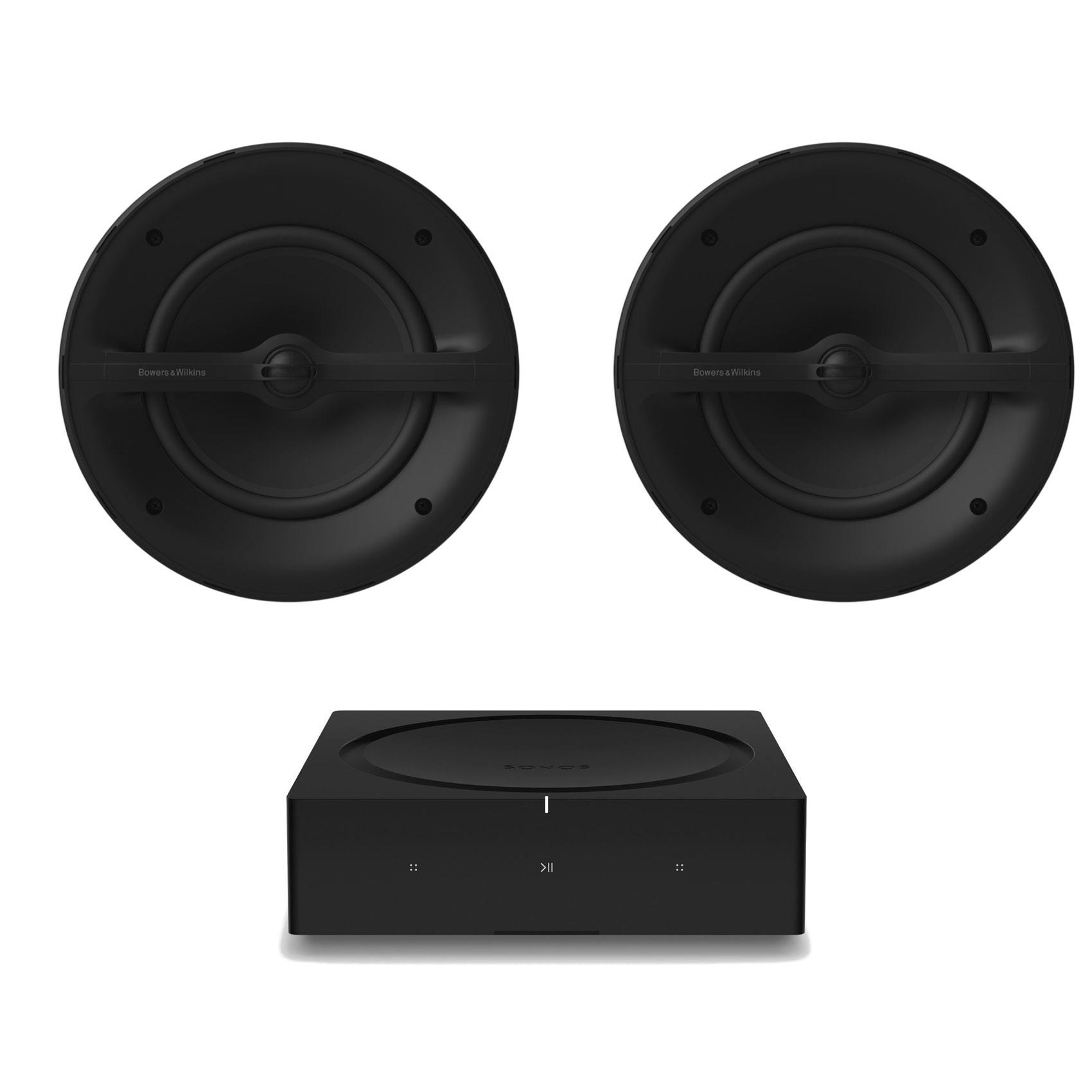 Sonos Amp <br>B&W Marine 8 Outdoor Speakers (Pair)