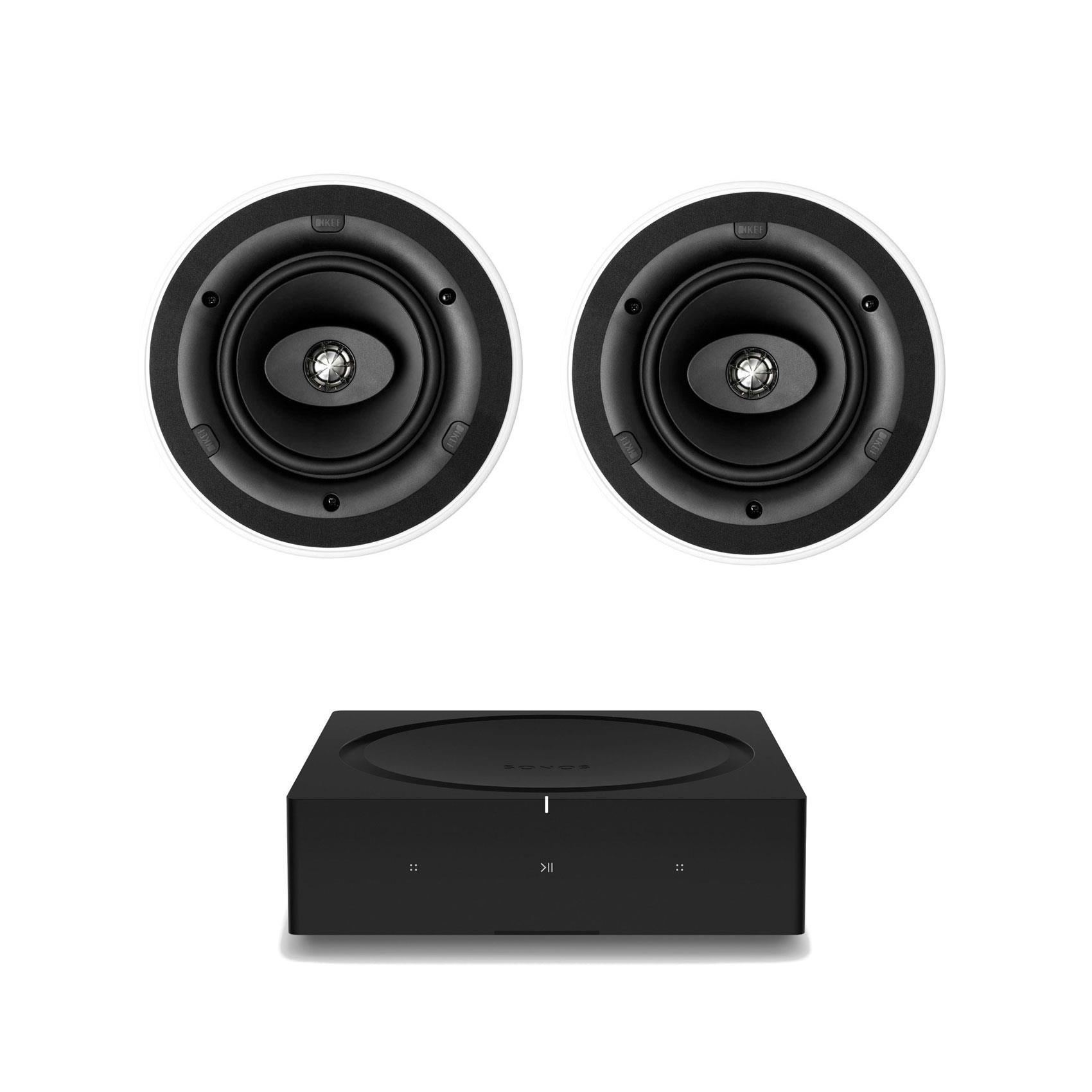 Sonos Amp <br>KEF Ci160.2CR In Ceiling Speakers (Pair)