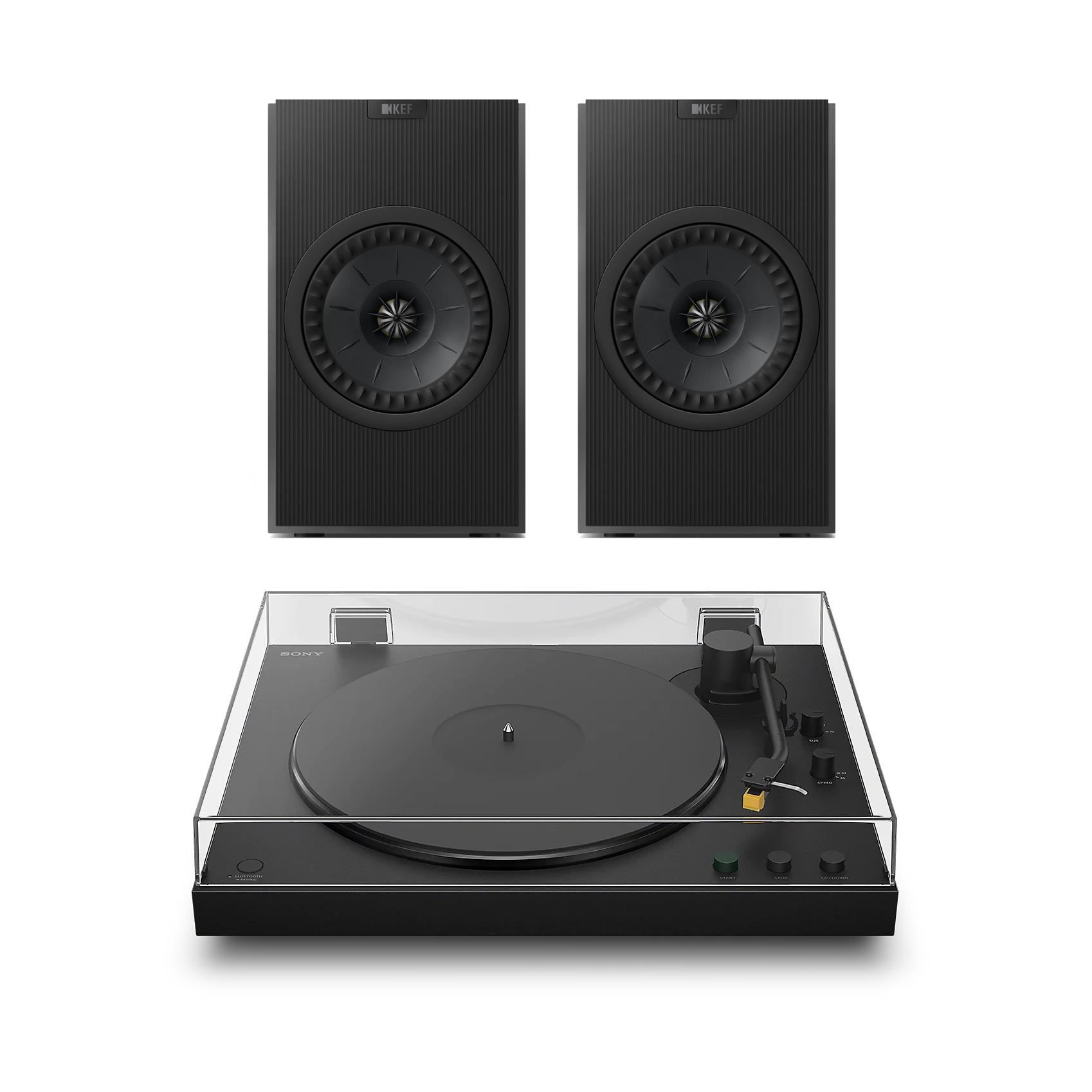 Sony PS-LX5BT Turntable<br>KEF Coda W Wireless Speakers