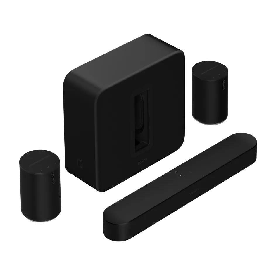 Sonos Beam (Gen 2) + Sonos Sub 4 + Era 100 (Pair)
