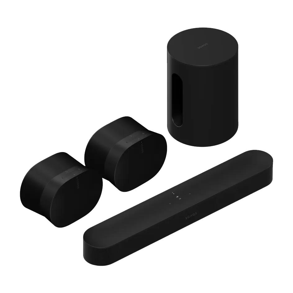 Sonos Beam (Gen 2) + Sonos Sub Mini - Sonos Era 300 (Pair)
