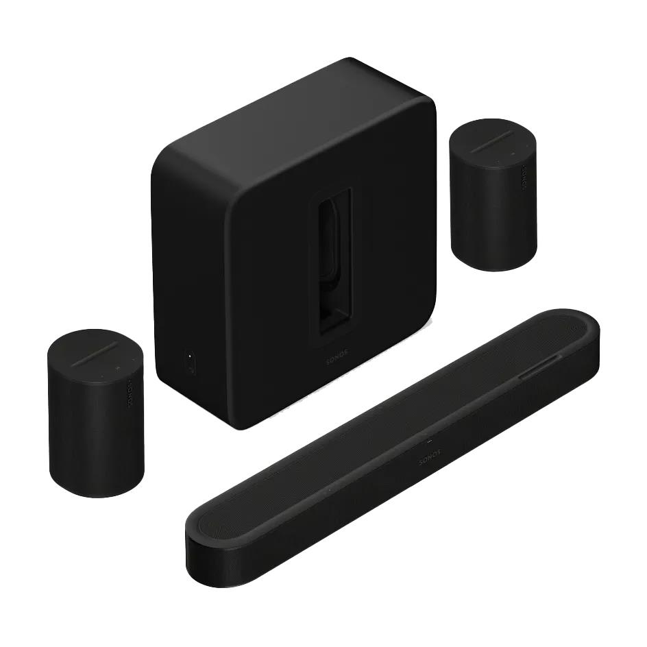 Sonos Beam Ultra + Sonos Sub 4 + Sonos Era 100 SL (Pair)