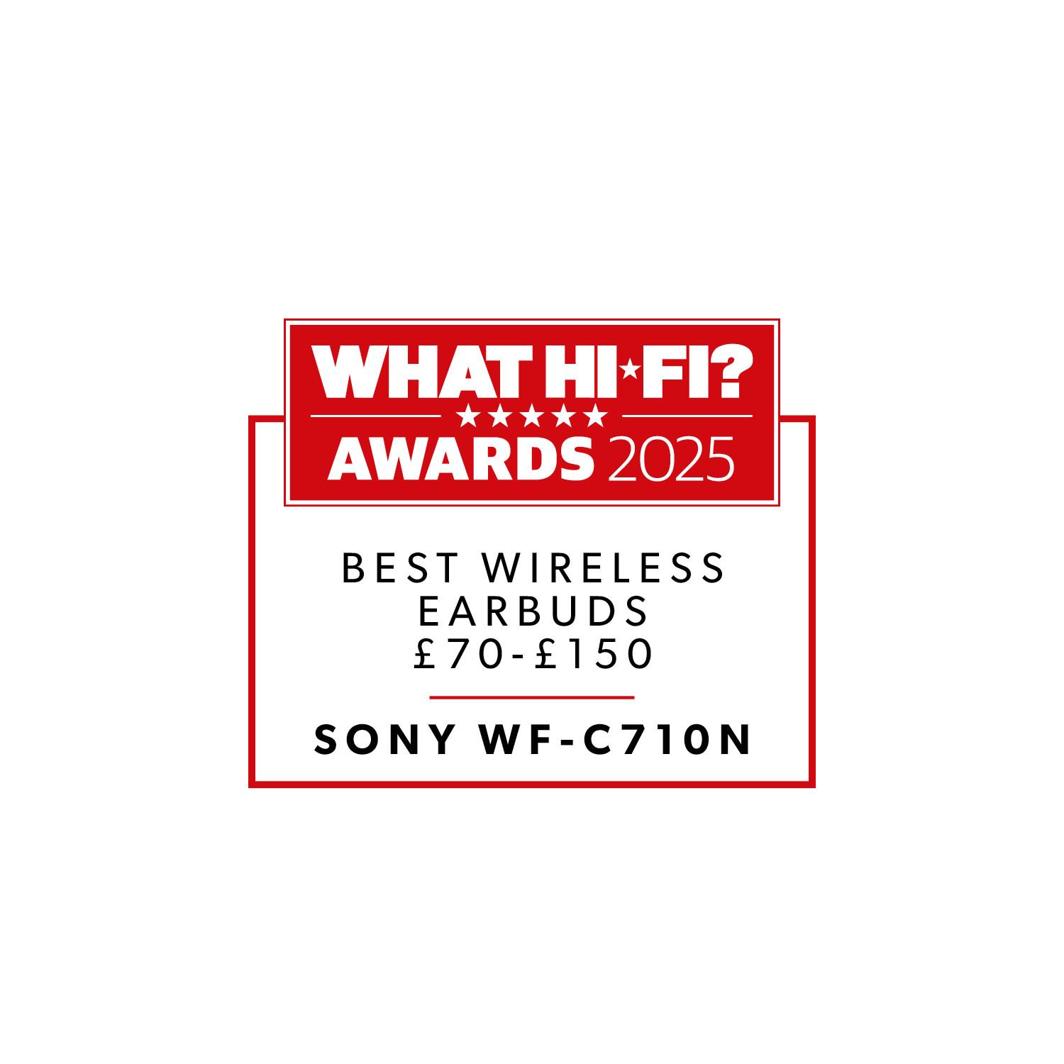 Sony WF-C710N (Black)<br>Wireless In-Ear Headphones