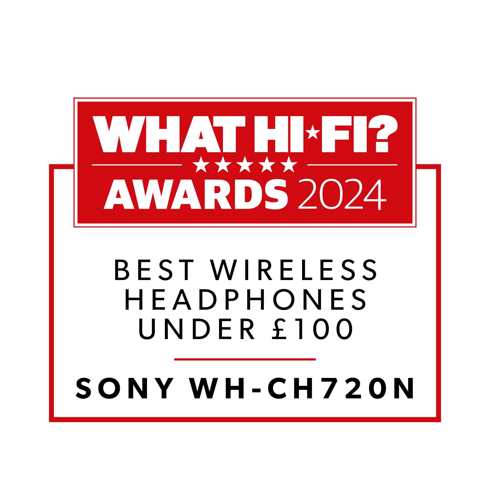 Sony WH-CH720N (White)<br>Wireless Noise Cancelling Over-Ear Headphones 