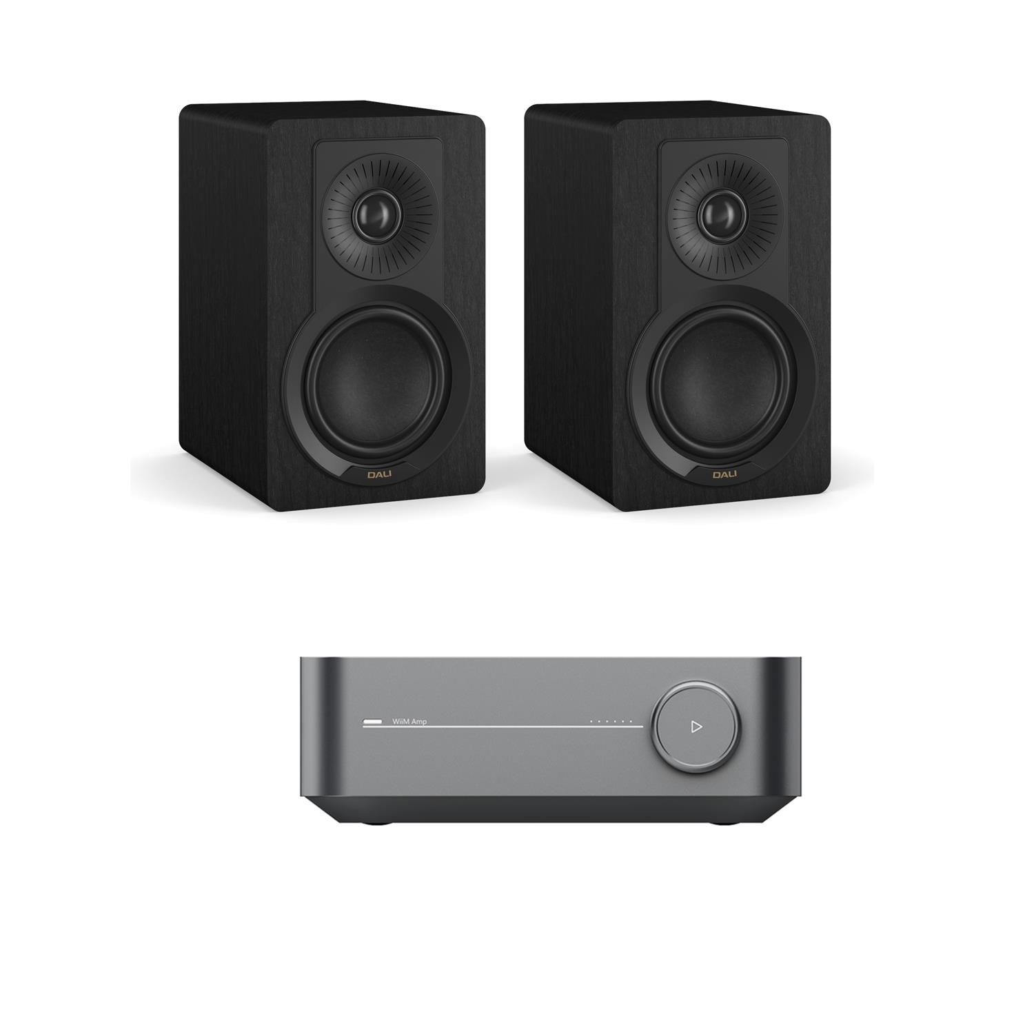 WiiM Amp Streaming Amplifier DALI KUPID Speakers