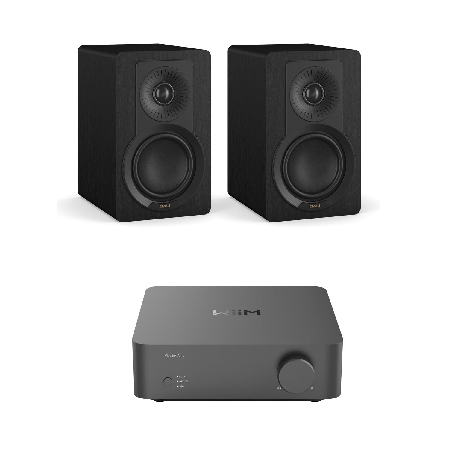 WiiM Vibelink Amp Amplifier DALI KUPID Speakers