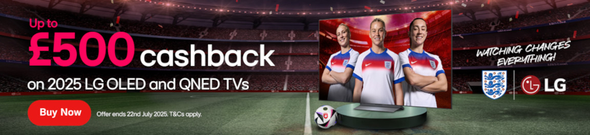 Claim Up To £500 Cashback On LG OLED TV