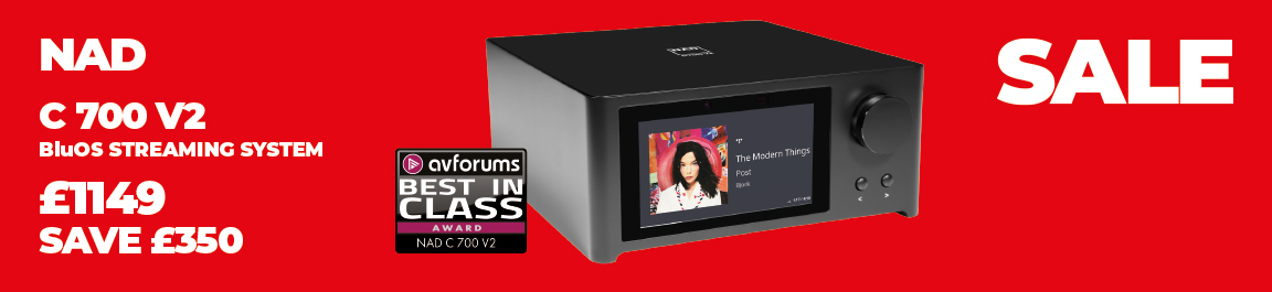 NAD C 700 V2 BluOS Streaming System Now Only £1149 Save £350