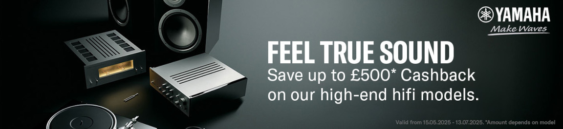 Claim Up To £500 Cash Back On Selcected Yamaha Products
