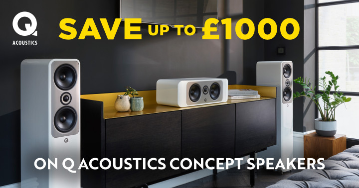 Save Up To £1,000 On Q Acoustics Concept Speakers