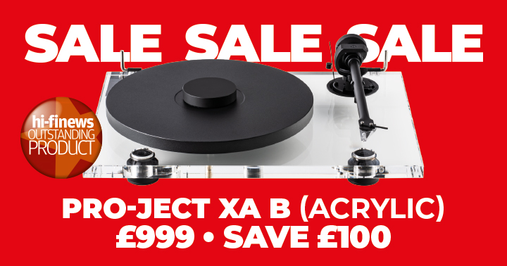 Pro-Ject XA B Turntable Now Only £999 Save £100