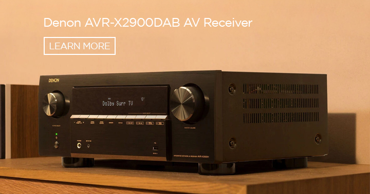 Denon AVR-X2900H DAB AV Receiver