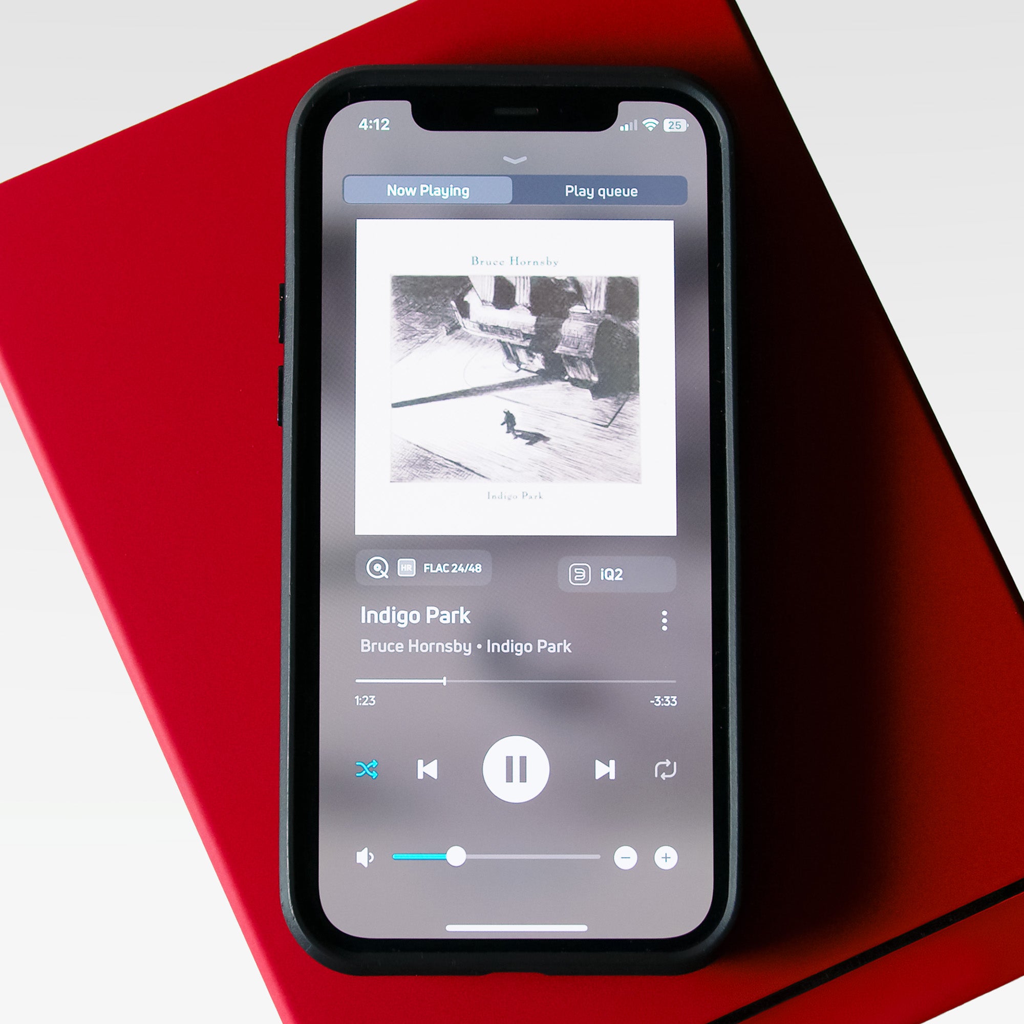 BluOS app controlling PSB iQ speakers