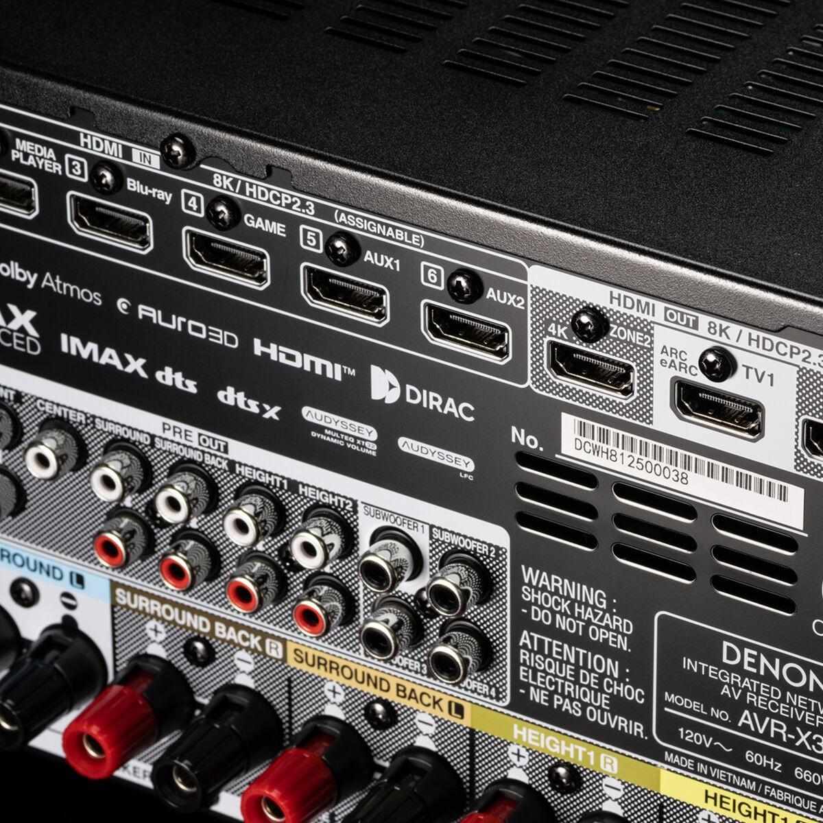 Denon AVC-X3800H AV Amplifier