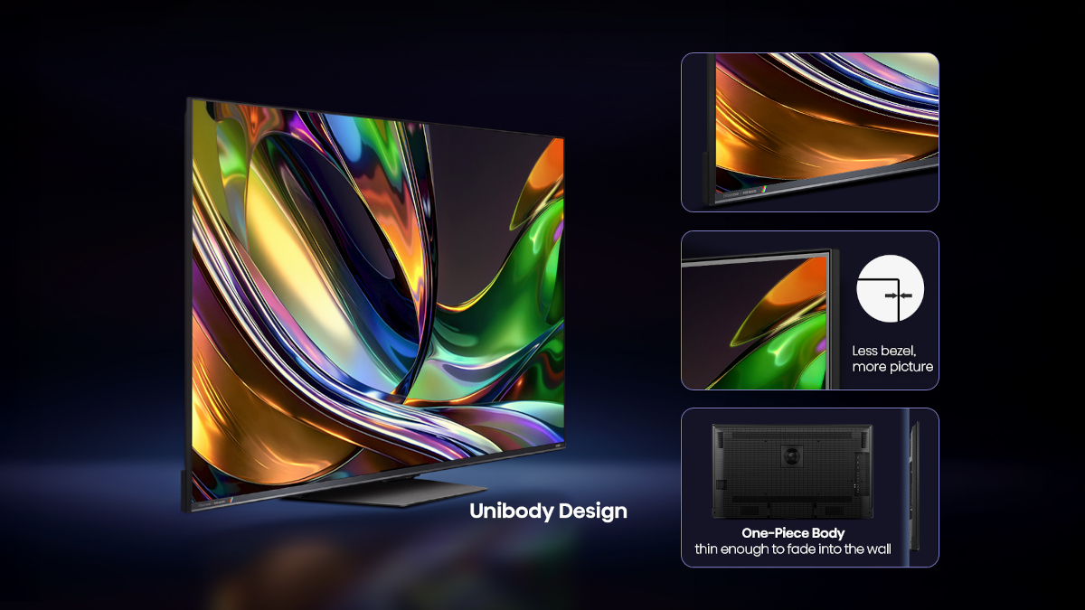 Hisense UR8STUK RGB MiniLED 180Hz 4K Ultra HD AI Smart TV with Freely