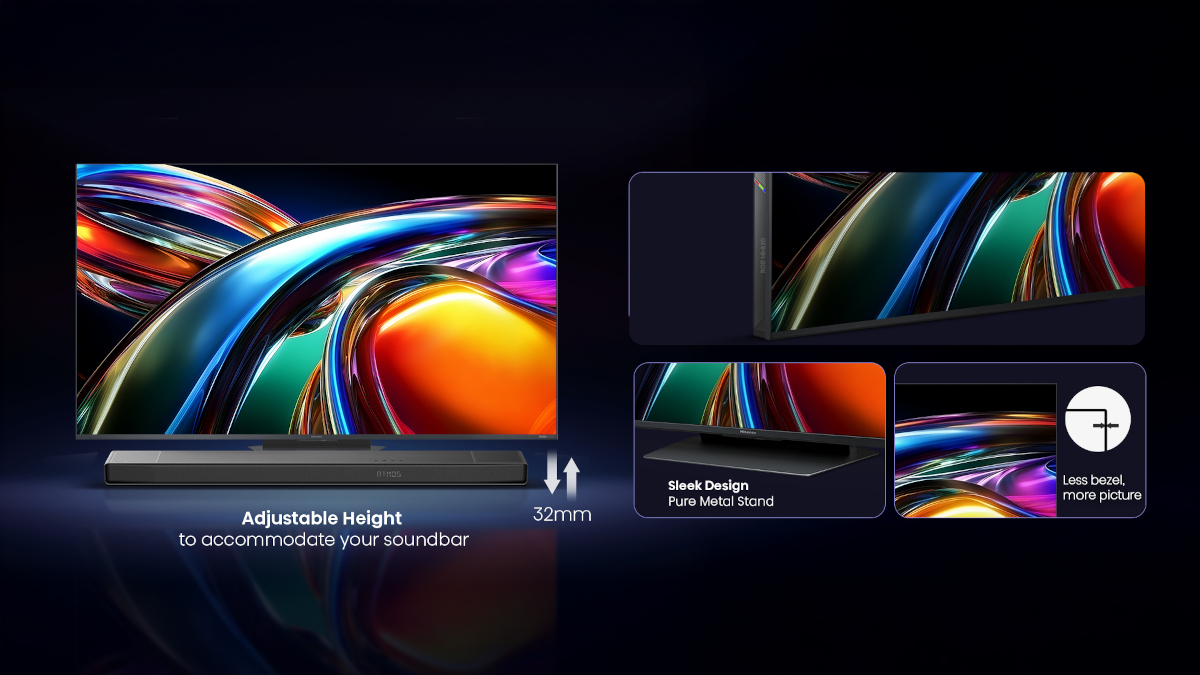 Hisense UR9STUK RGB MiniLED 170Hz 4K Ultra HD AI Smart TV with Freely